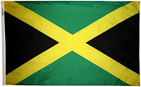 Annin Flagmakers Jamaica Flag - 4 x 6 Feet (Model 194242) | USA-Made to Official United Nations Design Specifications