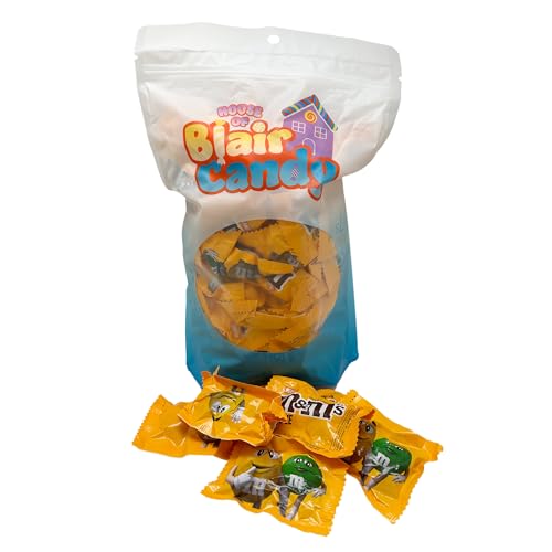 Milk Chocolate Peanut M&Ms Fun Sized Individual Bags - 3LB Resealable Stand Up Bag (approx. 70 pieces) - Bulk Milk Chocolate Bulk Filler Candies