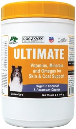 Dogzymes Ultimate Skin and Coat with Algal Oil and Organic Coconut (1 Pound)