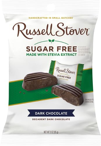 Russell Stover Sugar Free Dark Chocolate Medallions, 3 oz. Bag (270215)