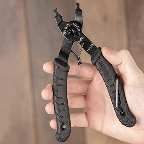 BIKEHAND Bike Bicycle Chain Master Link Pliers Tool - MTB Road Quick Link Remover Removal - Compatible with All Brands: for Shimano Sram KMC Chain