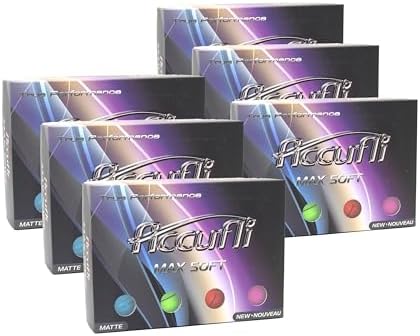 ACCUFLI Max Soft Matte Golf Balls