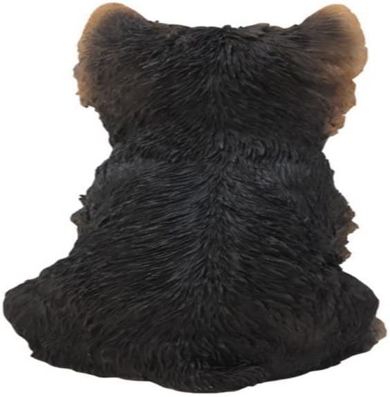 Hi-Line Gift Ltd Sitting Yorkshire Terrier Puppy, Brown/Black, 6.5"