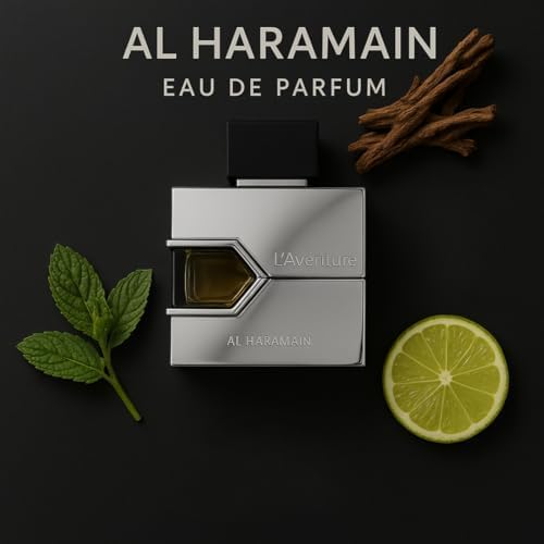 Al Haramain L'aventure Eau De Parfum Spray for Men, 3.33 Fl Oz