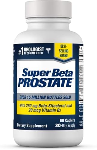 SUPER BETA PROSTATE - Prostate Health Supplements for Men, 60ct (Pack of 2) | Reduce Bathroom Trips, Promote Sleep, Better Bladder Emptying & Healthy Prostate