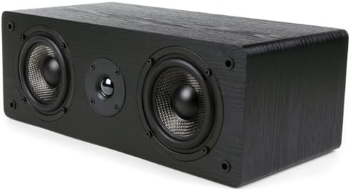 Micca MB42X Advanced 2-Way Passive Bookshelf Speakers, Stereo Pair, Black | Amplifier Required, 4-Inch Carbon-Fiber Woofer, 0.75-Inch Silk-Dome Tweeter, Desktop, Home Theater, Surround Sound