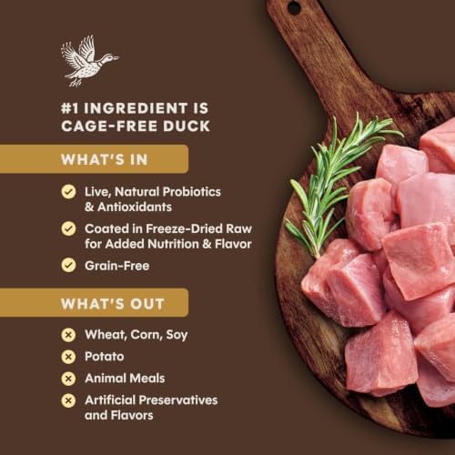 Instinct Ultimate Protein Dry Cat Food, Cage Free Chicken, 4 lb. Bag | Protein-packed recipe, 95% protein from real chicken, probiotics, omegas & antioxidants for digestive, coat & immune health