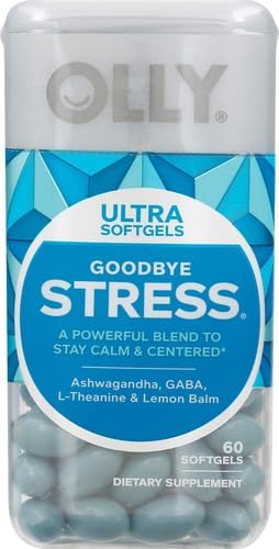 OLLY Ultra Strength Stress Softgels, Stress and Mood Support* - 60 Count