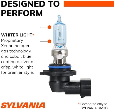 SYLVANIA - 9005 (HB3) SilverStar zXe GOLD High Performance Halogen Headlight Bulb - Bright White Light Output, Best HID Alternative