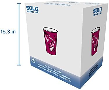 Solo OF16BI-0041 16 oz Bistro SSP Paper Hot Cup (Case of 300)