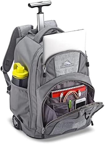 High Sierra Freewheel Wheeled Laptop Backpack, True Navy, 20.5 x 13.5 x 8-Inch