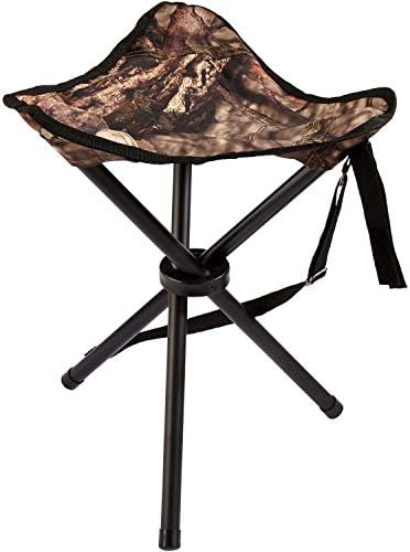 Ameristep Portable Folding Design Hunting Lightweight Heavy-Duty Tripod Stool, Mossy Oak Break-Up Country