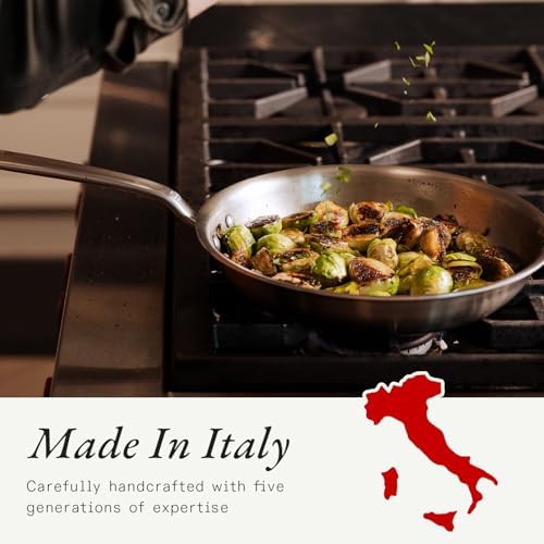 Made In Cookware - 10 Piece Stainless Steel Pot and Pan Set - 5 Ply Clad - Includes Stainless Steel Frying Pans, Saucepans