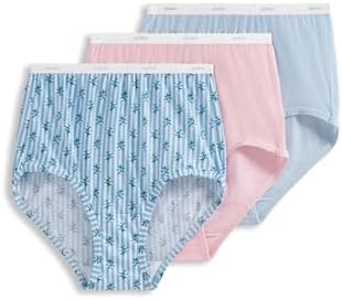 Jockey Women's Underwear Plus Size 100% Cotton Classic Brief - 3 Pack
