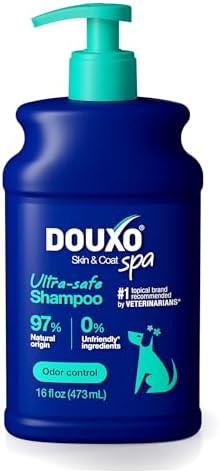 DOUXO SPA Dog Shampoo for Smelly Dogs, 16 fl oz | Hydrates the Skin, Removes Bad Odor, Leaves the Coat Soft and Smelling Great, Ultra-Safe Formula