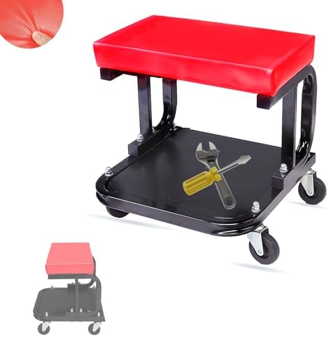 Mechanics Roller Seat, 300 LBS Capacity Rolling Creeper