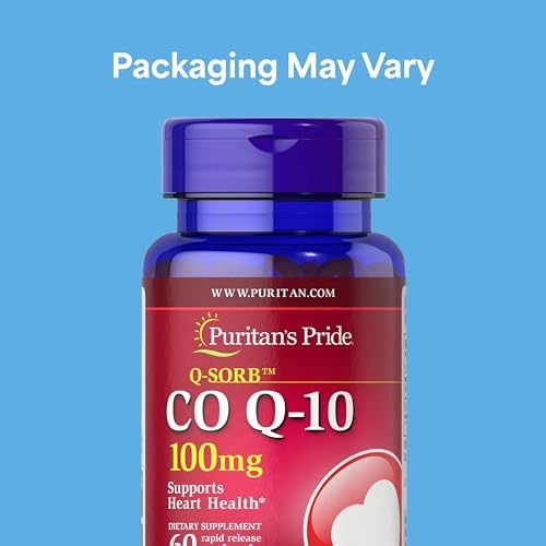 Puritan's Pride Coenzyme CoQ10 100mg, 240 Rapid Release Softgels