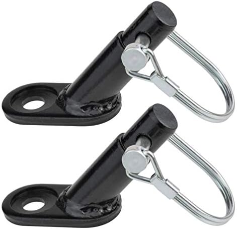 2 Packs Bike Trailer Coupler, Fengek Bike Trailer Hitch Instep Attachment for Instep, Black