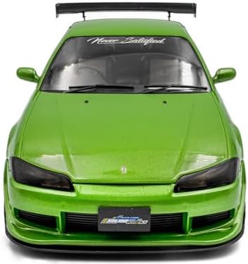 Solido Works 1:18 Scale Nissan Silvia S15 Spec-R Aero Green 1999 Diecast Model Car S1812203