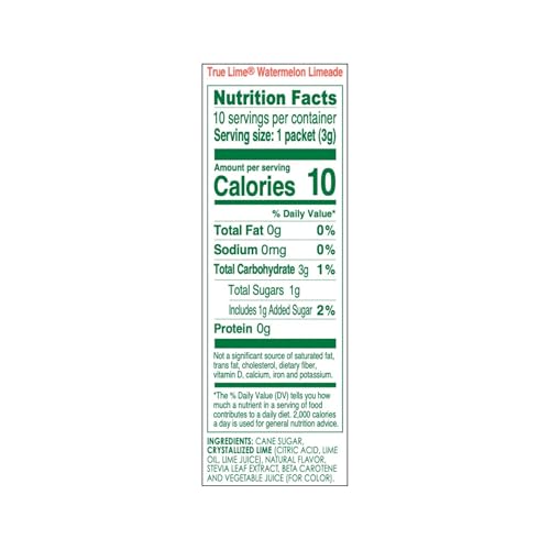 True Lime Watermelon Limeade, 10 ct - 3 pack