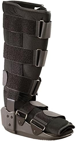 OTC Walker Boot Delux Short Low Top Leg Cast, Black, X-Small