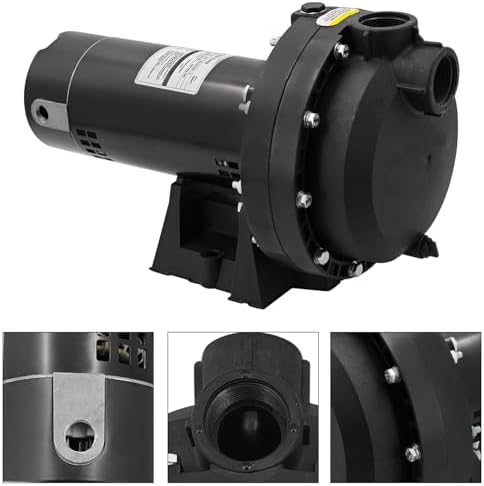 FP5182-08 2HP 230V Self-Priming Sprinkler Pump Replacement for Flotec | Irrigation Sprinkler Pump 12A 50PSI 69GPM Replacement for Flotec Water Pump