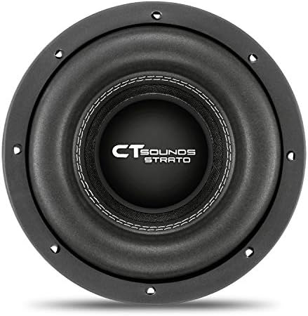 CT Sounds STRATO-8-D2 1200 Watts Max 8 Inch Car Subwoofer Dual 2 Ohm