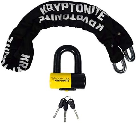 Kryptonite New York Legend 1515 Bike Chain Lock, 5ft Heavy Duty Steel