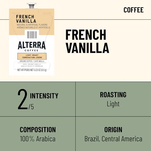 Flavia Alterra French Roast Coffee Freshpacks compatible only with Flavia Brewers, Dark Roast (Case of 100)
