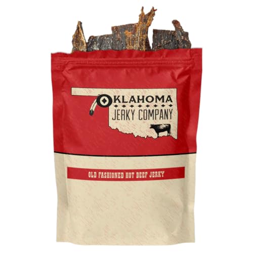 Old Fashioned Hickory Beef Jerky - No Frills Tough and Old Style Dry Beef Jerky - All Natural, Gluten Free, No Added Preservatives and No Added MSG, Healthy Protein Snacks, 2 oz (Pack of 3)