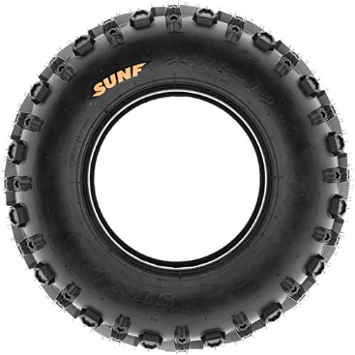 Set of 4 SunF A041 Mud & Trail 25x8-12 Front & 25x10-12 Rear ATV UTV off road Tires, 6 PR, Tubeless