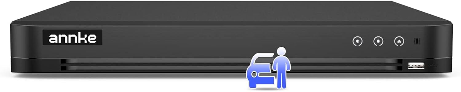 ANNKE 16CH 4K/8MP DVR for Security Camera, AI Motion Detection, No HDD