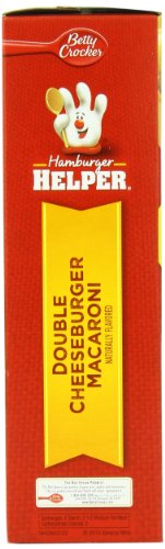 Betty Crocker Hamburger Helper, Double Cheeseburger Macaroni Hamburger Helper, 6 Oz Box