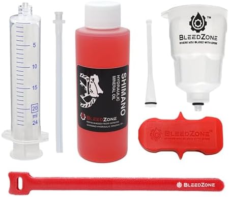 BleedZone Shimano Hydraulic Brake Bleed Kit with Mineral Oil