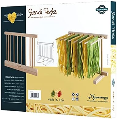 Eppicotispai EP 102 Natural Beechwood Collapsable Pasta Drying Rack