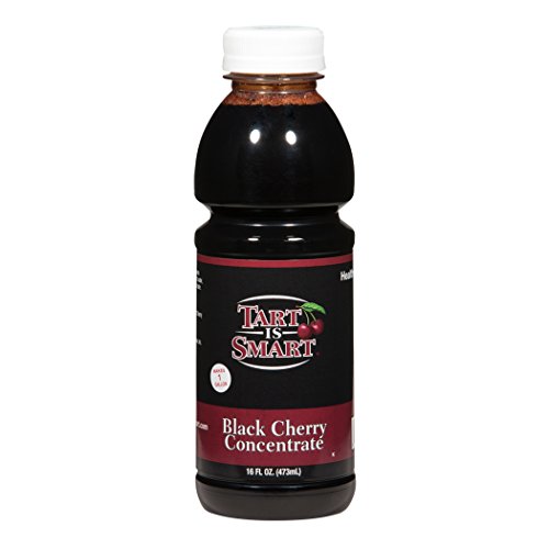 Tart is Smart Montmorency Tart Cherry Juice Concentrate, Cherry Juice Bottle Beverage, Rich in Antioxidants, Ideal for Muscle Recovery and Sleep Support, No-Added Sugar - 32 Ounce Bottle (Pack of 1)