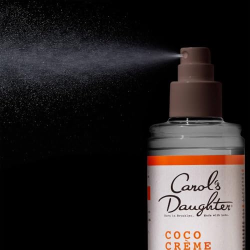 Carol's Daughter Coco Creme Curl Perfecting Water Coconut Mist, Silicone & Paraben Free Curl Refresher Spray for Curly to Coily Hair, 8.4 Fl Oz