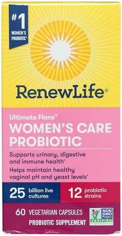 Renew Life Women's Probiotic 25 Billion CFU | 30 Vegetarian Capsules | Supports Urinary, Digestive, and Immune Health | Dairy, Soy and Gluten-Free Supplement