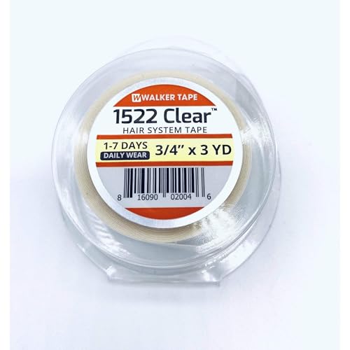 1/2" X 12 YDS 1522 Hair Tape Clear ROLL