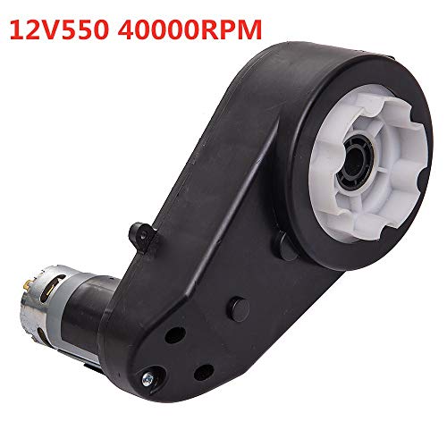 weelye 12V550 40000RPM Gearbox with High Torque 12V DC Motor for Kids Ride on Car SUV Parts
