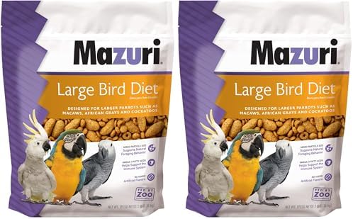 Mazuri | Nutritionally Complete Food for Large Birds | 3 Pound (3 lb.) Bag