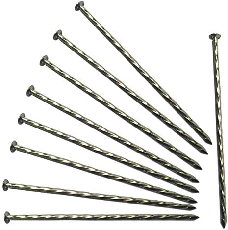 9 Pack 8 Inch Galvanized Tent Spikes,Metal Edging Spikes Landscape