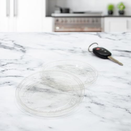 Solo LG8R-0090 Clear Overcap Lid Fits 8-32 oz PET Plastic Deli Container (Case of 500)