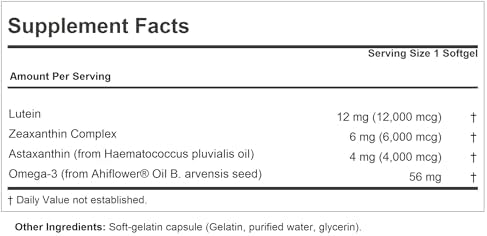 ANDREW LESSMAN ProCaps Maximum L+Z with Astaxanthin 30 Softgels
