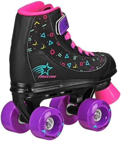 Roller Derby Firestar Youth Skates for Girls, Boys, Beginners, Kids