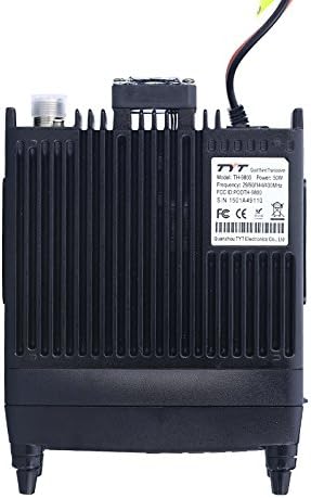 TYT TH-9800 Quad Band 50W Cross-Band Mobile Car Ham Radio Black 5.5 x 1.58 x 8.35" | 5.5 X 1.58 X 8.35 in Size, Licensed Amateur Radio
