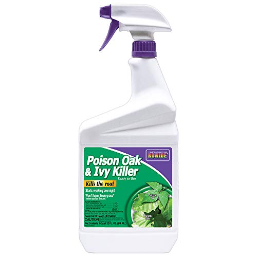 Bonide Poison Oak & Ivy Killer, 32 oz Ready-to-Use Spray | For Home Gardening, Fast-Acting Formula, Kills the Roots