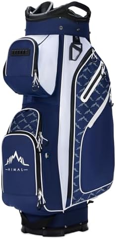 14-Way Golf Cart Bag, Full-Length Divider, Large Storage | Handles,Rain Cover,Multiple Pockets