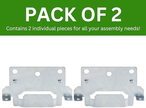 Spare Hardware Parts Replacement for IKEA Bed Frame Part 116791 (Mounting Plate - Pack of 2)