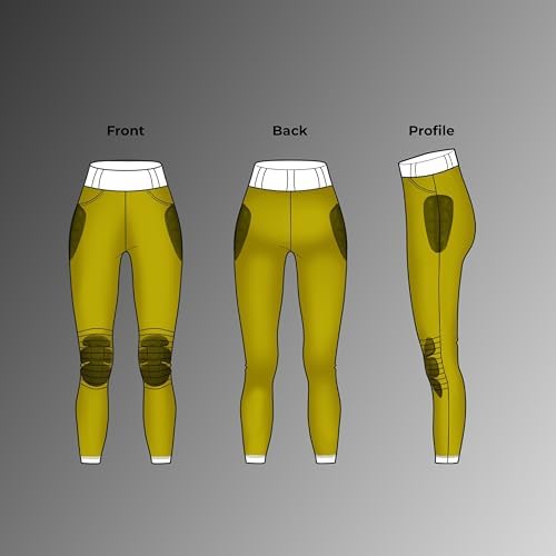 GREAT BIKERS GEAR - Women Motorcycle Leggings Riding Ladies Pants Protective Cargo Motorbike with Free Ce Protectors Armored